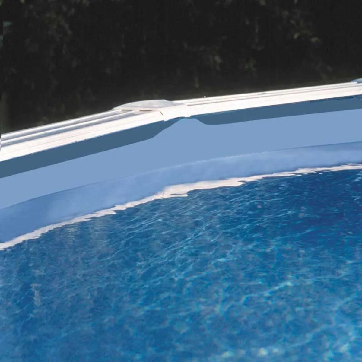 Gre Couverture pour piscine en acier - Ø 350 cm - Transparent
