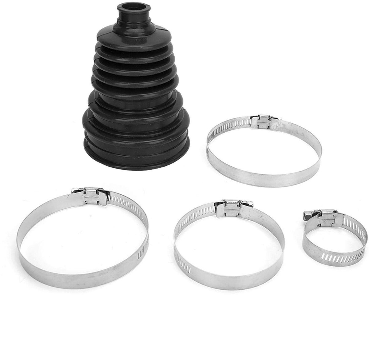 Dailygoods - CV Boot Kit - Universele Siliconen Stofkap - Eenvoudige installatie - Zwart - Duurzaam en betrouwbaar - Geschikt voor diverse voertuigen