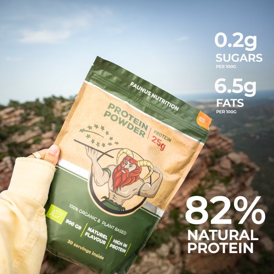 Biologische Plantaardig Proteïne Gefermenteerd - Naturel - 210 gram sample verpakking - Pesticide vrij - Vegan Protein - eiwitshakes — afbeelding 5