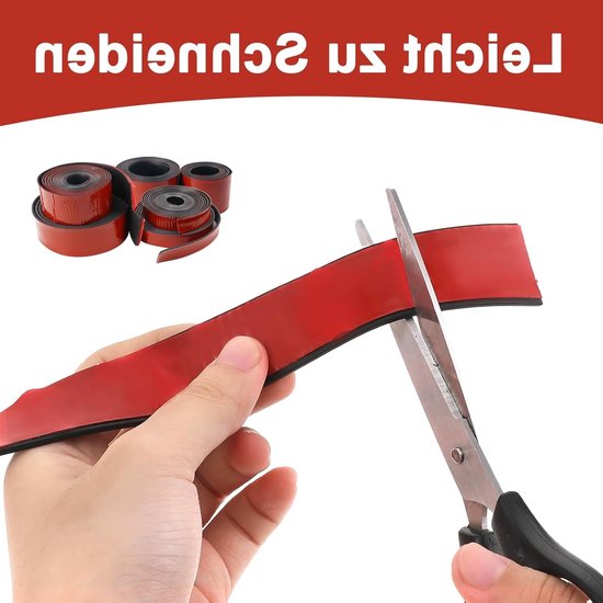 Zelfklevende Neopreen Rubber Strips en Matten voor DIY Toepassingen - 40mm x 2mm x 3m, Ideaal voor Afdichting en Isolatie — afbeelding 3