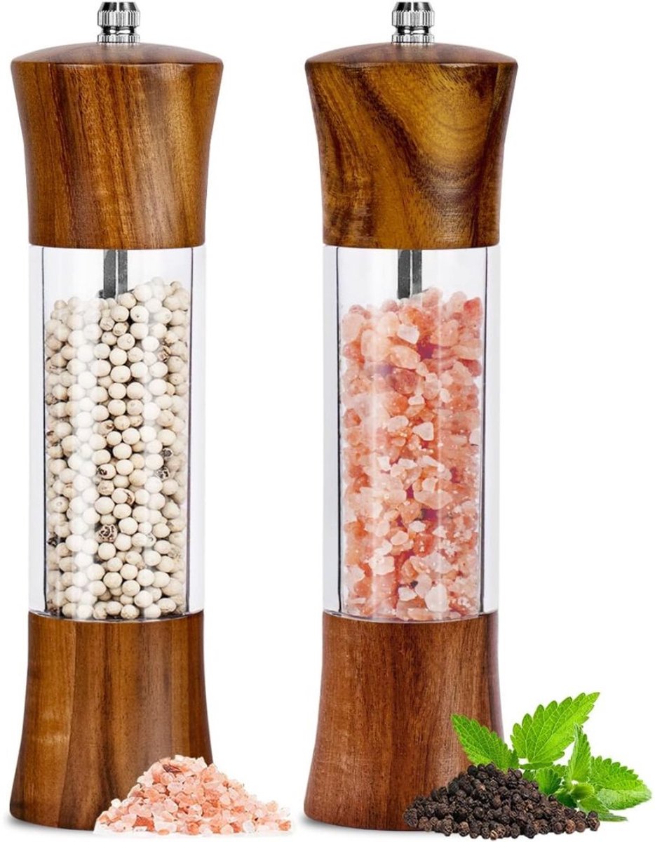 MKSS® Peper- en Zoutmolen Set - Pepermolen - Zoutmolen