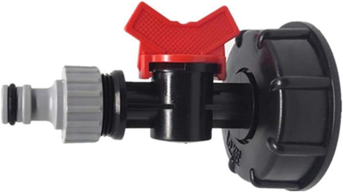 Tuinwatertank aansluiting met kraan en nippel voor IBC-tanks - Connector - Waterafsluiter
