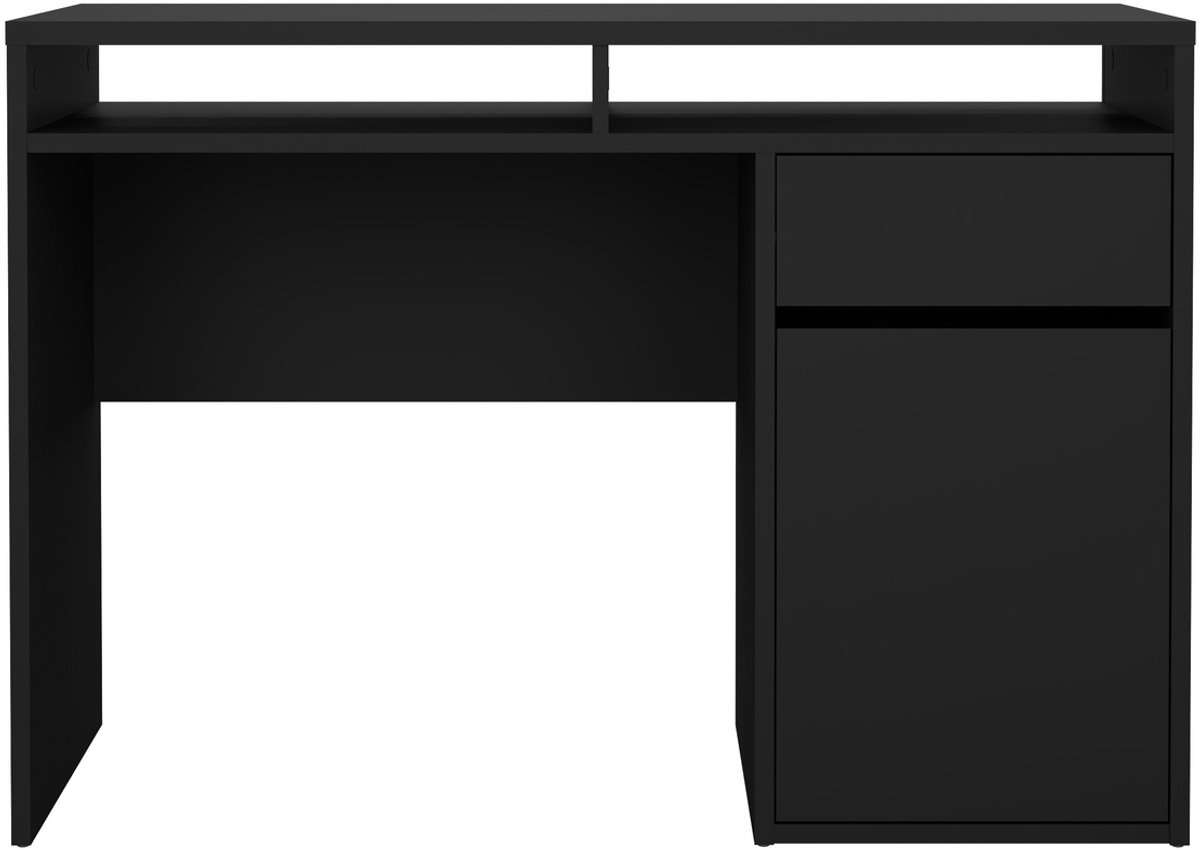 Giga Living Kantoorbureau Function Plus - Zwart - 110x48x77cm