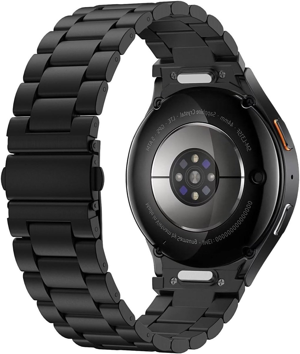 Stijlvolle RVS Horlogeband voor Samsung Galaxy Watch 7 6 5 4 - Geschikt voor 40mm, 44mm, 45mm en 43mm - Duurzaam en Comfortabel voor Mannen en Vrouwen