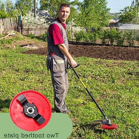 2 stuks Universele Weed Brush Cutter Opzetstuk voor Efficiënte Onkruidborstel - Geschikt voor Tuinen, Gazons en Binnenplaatsen van Merkloos	 — afbeelding 3
