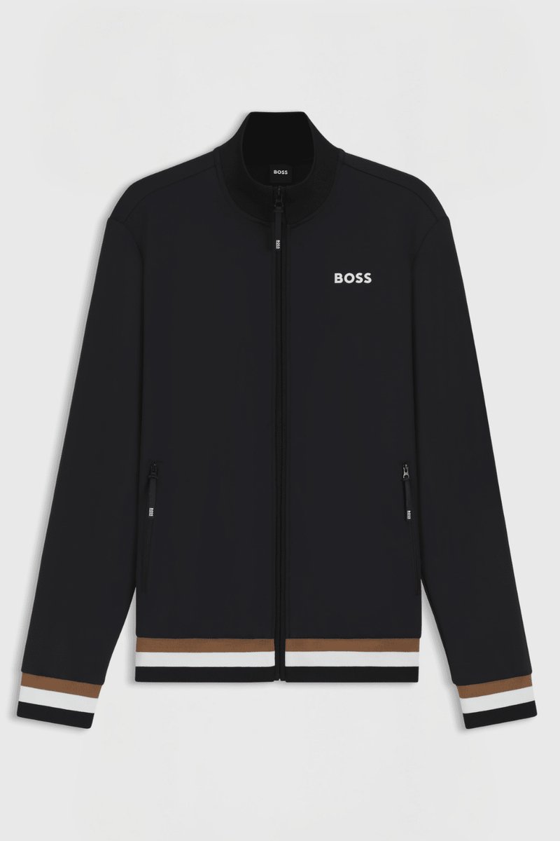 Boss Equestrian Heren Sammy Functional Cardigan Heren Kleurloos