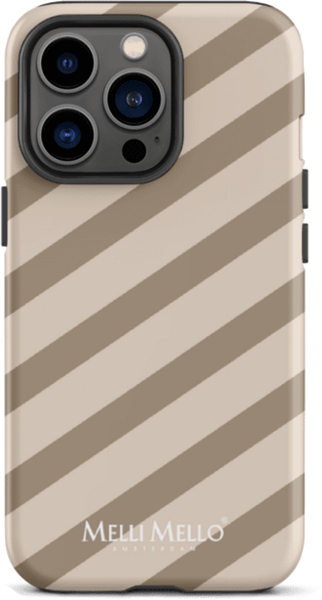 Melli Mello Telefoonhoesje Sand Stripe (Tough Case) - Apple iPhone 13 Pro