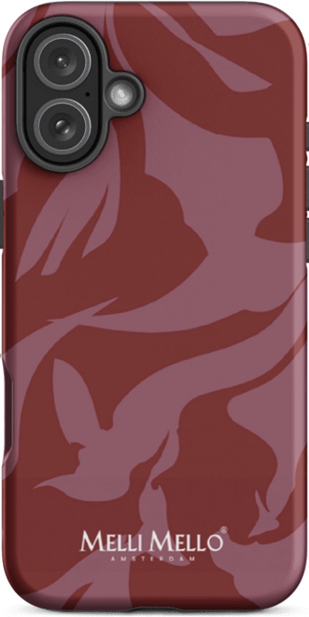 Melli Mello Telefoonhoesje Crimson Wave (Tough Case) - Apple iPhone 16 Plus