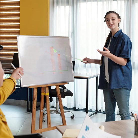 5-delige Uitschuifbare RVS Wijzerstokken voor Onderwijs, Handheld Telescopische Stokken en Lesmateriaal van Merkloos	 — afbeelding 3