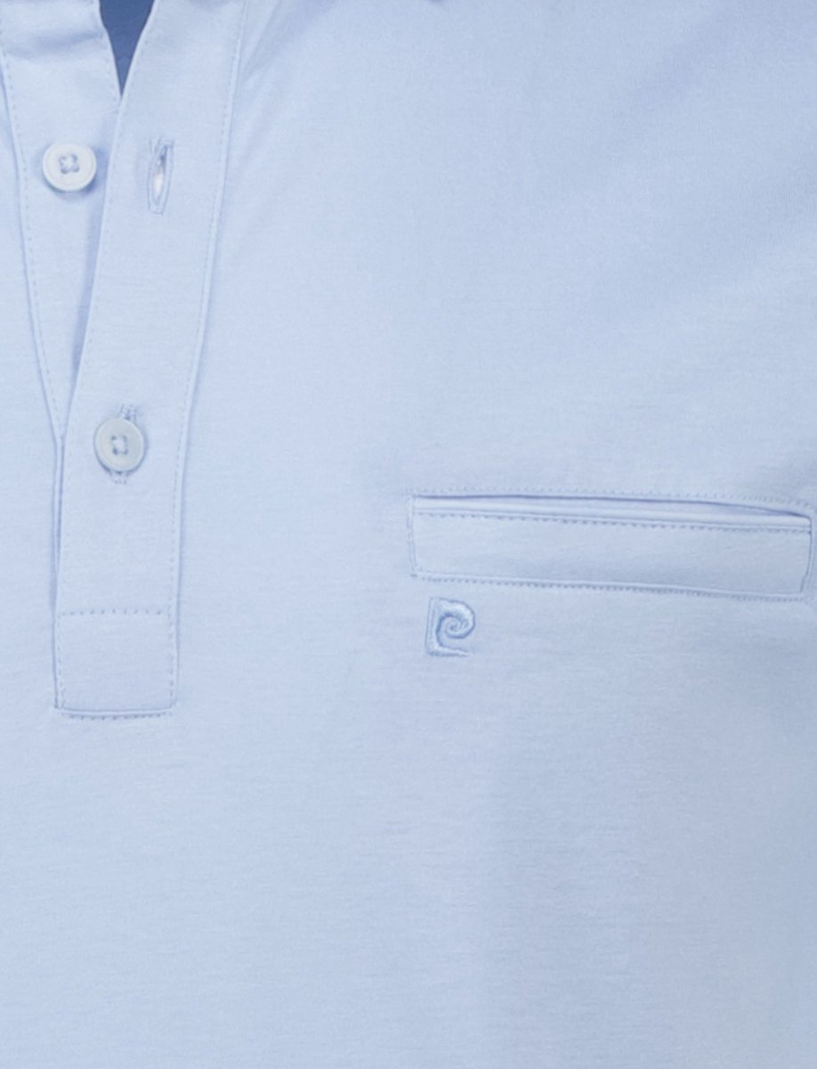 Pierre Cardin poloshirt korte mouw lichtblauw
