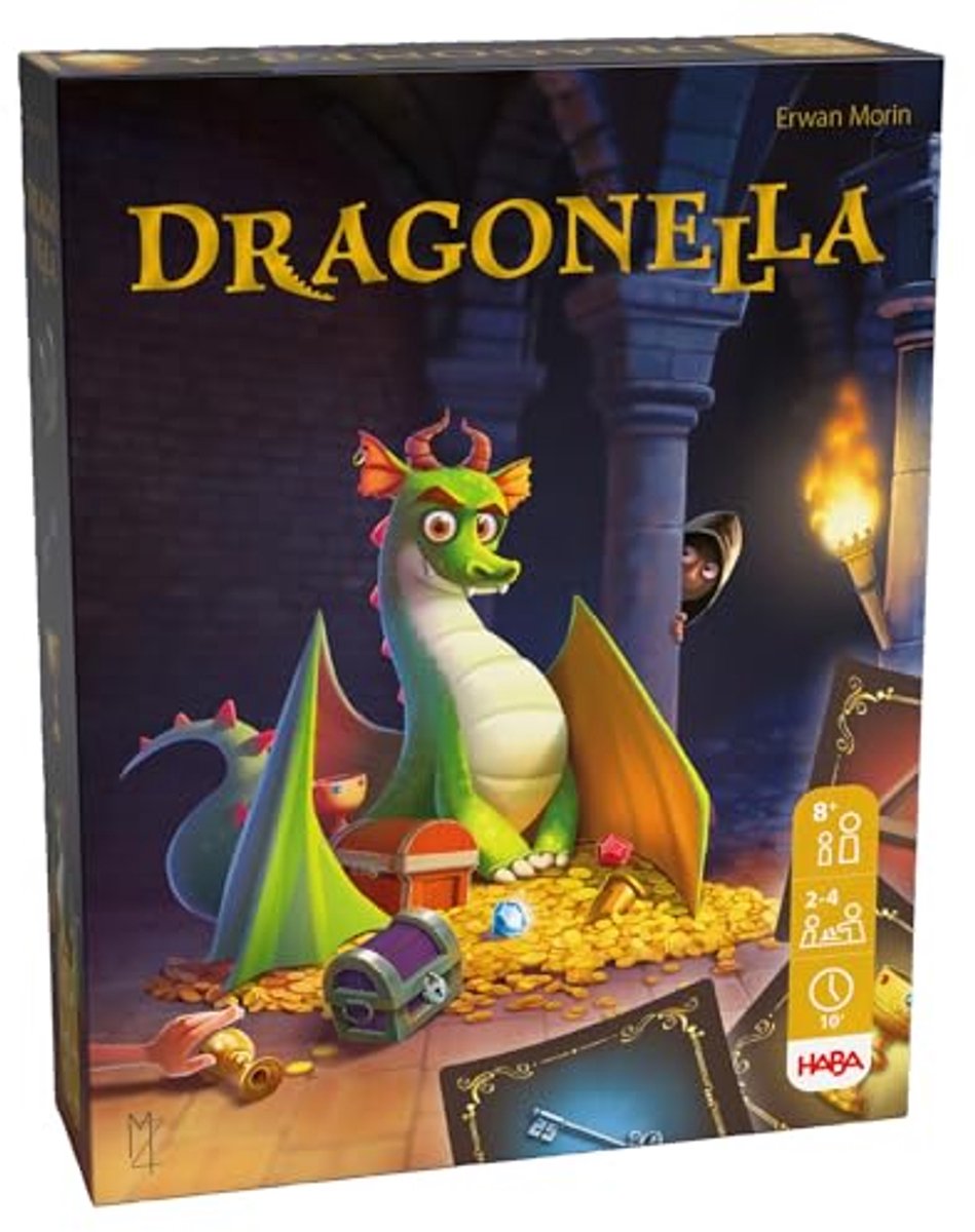 educatief spel Dragonella - kleurrijk kaartspel voor kinderen.