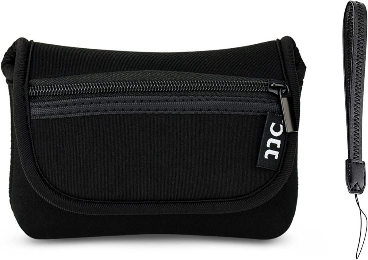 Compacte Neopreen Camera Tas met Polsband voor Sony, Canon, Olympus en Fuji - Bescherming, Draagbaarheid en Stijl