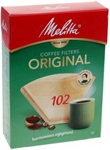 Melitta Original koffiefilters 102 Bruin 80 stuks