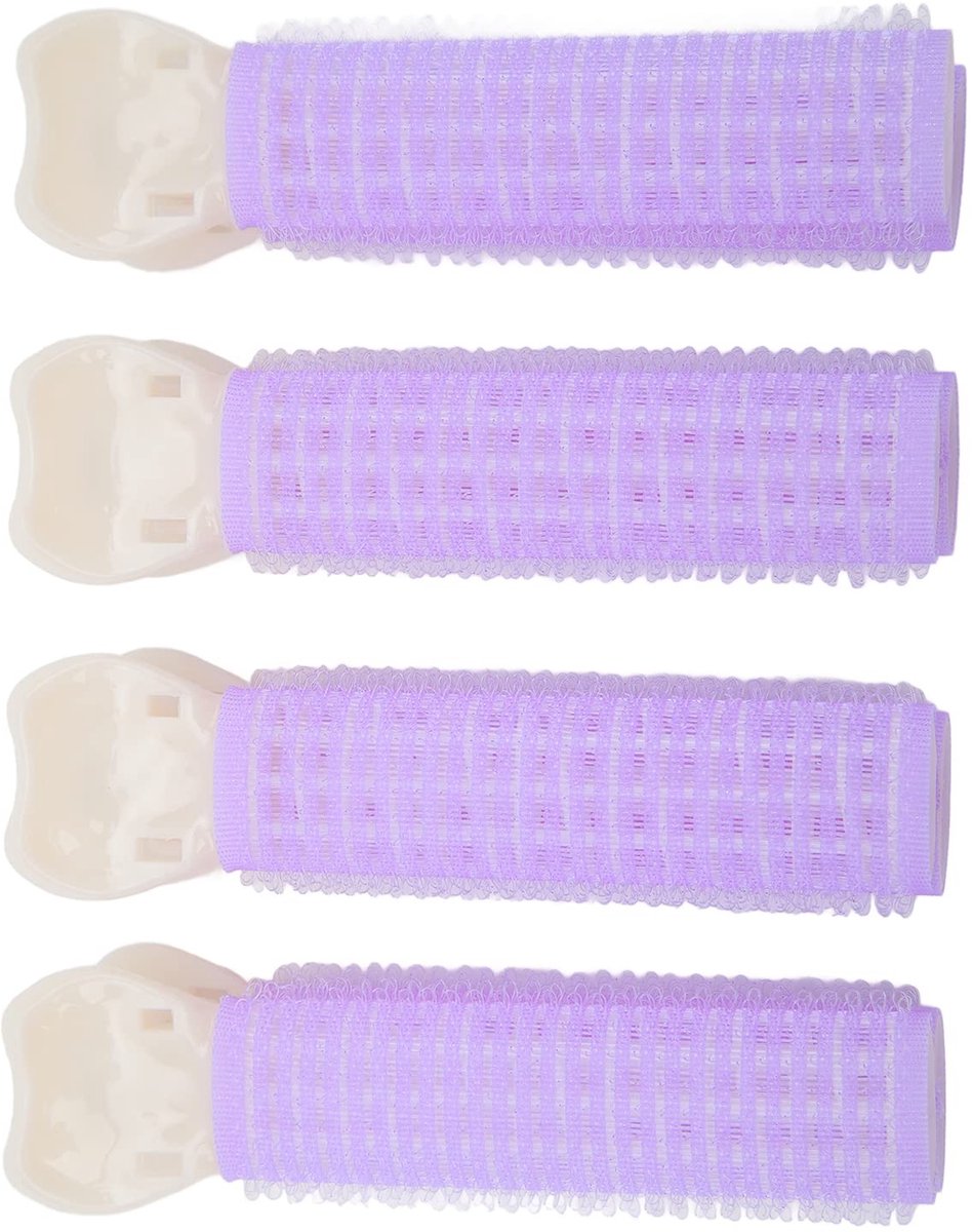 Allecto - Paarse Haarwortelclips - Volumegevende Haarstyling - Hittevrij en Herbruikbaar - Ideaal voor Pluizig Haar - Klein en Handig - Geschikt vo..
