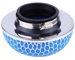 Store_7 - Luchtfilter - Auto-inlaatfilter - Verbeterde gasrespons - Rood - High Flow - Universeel - Geschikt voor voertuigen met beperkte ruimte - ...