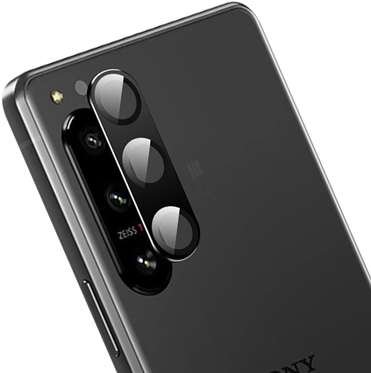 Store_8 - cameralensbeschermer - dubbele bescherming - zwart - gehard glas - metaal - geschikt voor Sony Xperia 10 V