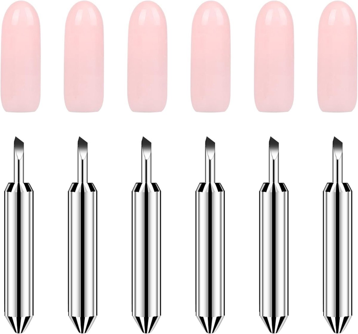 6 Stuks 45° Snijbladen voor Cricut Joy - Vervangende Snijbladen voor Creatief Snijden en Plotten