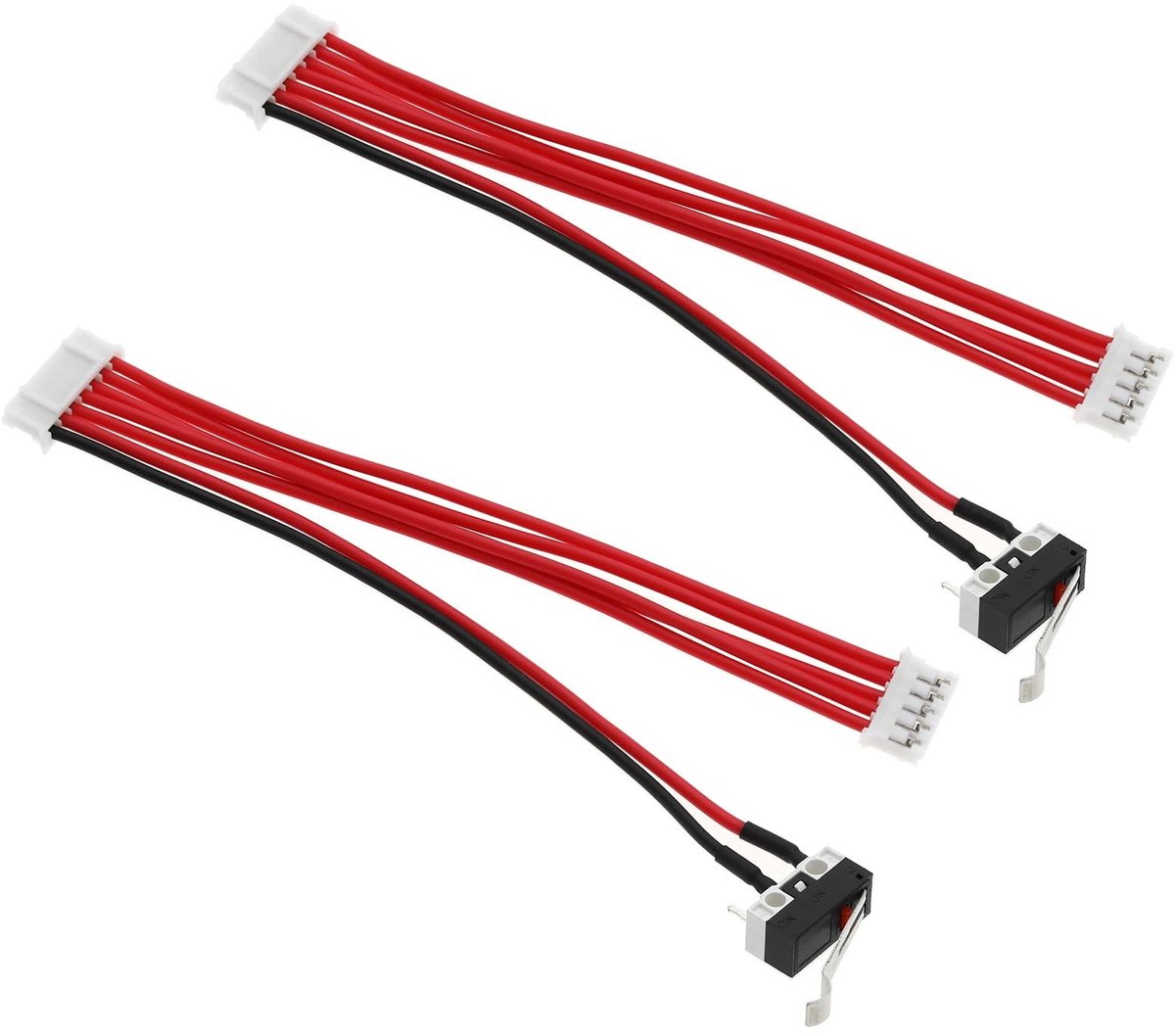 aladdien - Wiel Connector Kabel - Vervangend Onderdeel - Set van 2 - Compatibel met Robot Stofzuiger - Eenvoudige Installatie - Voor Cecotec Conga 1..