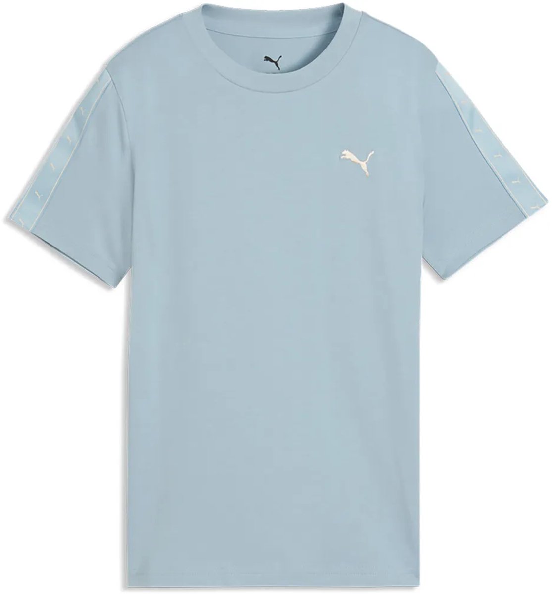 Puma Ess Tape T-shirt Met Korte Mouwen 15-16 Years Meisje Seafom