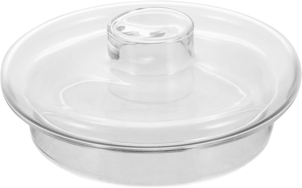 Glazen theepot deksel, vervangend glasdeksel voor theepot, duurzaam en hittebestendig ontwerp