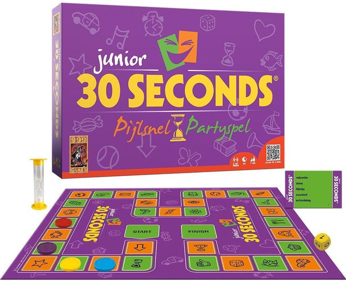 999 Games - 30 Seconds ® - Junior - Partyspel - Vanaf 7 jaar - Kinderspel - Gezelschapsspel - Actiespel - Nederlandstalig — afbeelding 7
