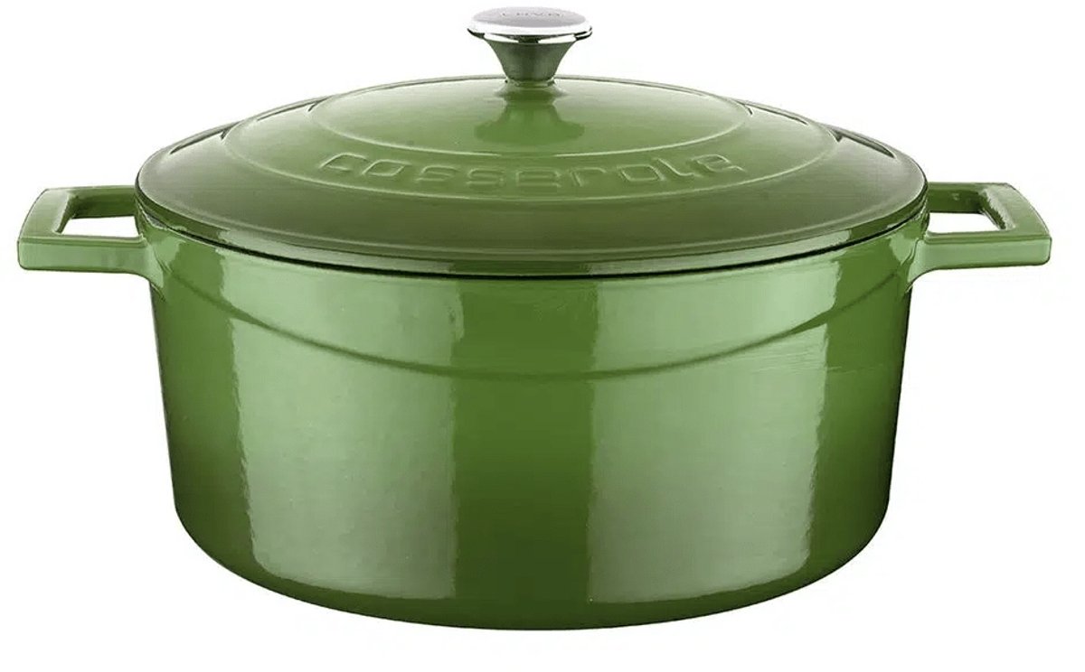 Lava Braadpan - 24 cm - 4.49 liter - Gietijzer - Groen