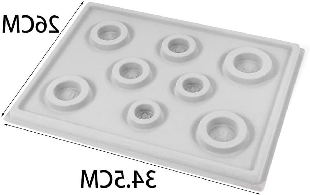 Sieradenopbergtray Set van 2, Beaded Design Mat voor Armbanden en Kralen, Creatieve Weefgereedschappen voor Sieradenmaken en Organiseren van Kralen