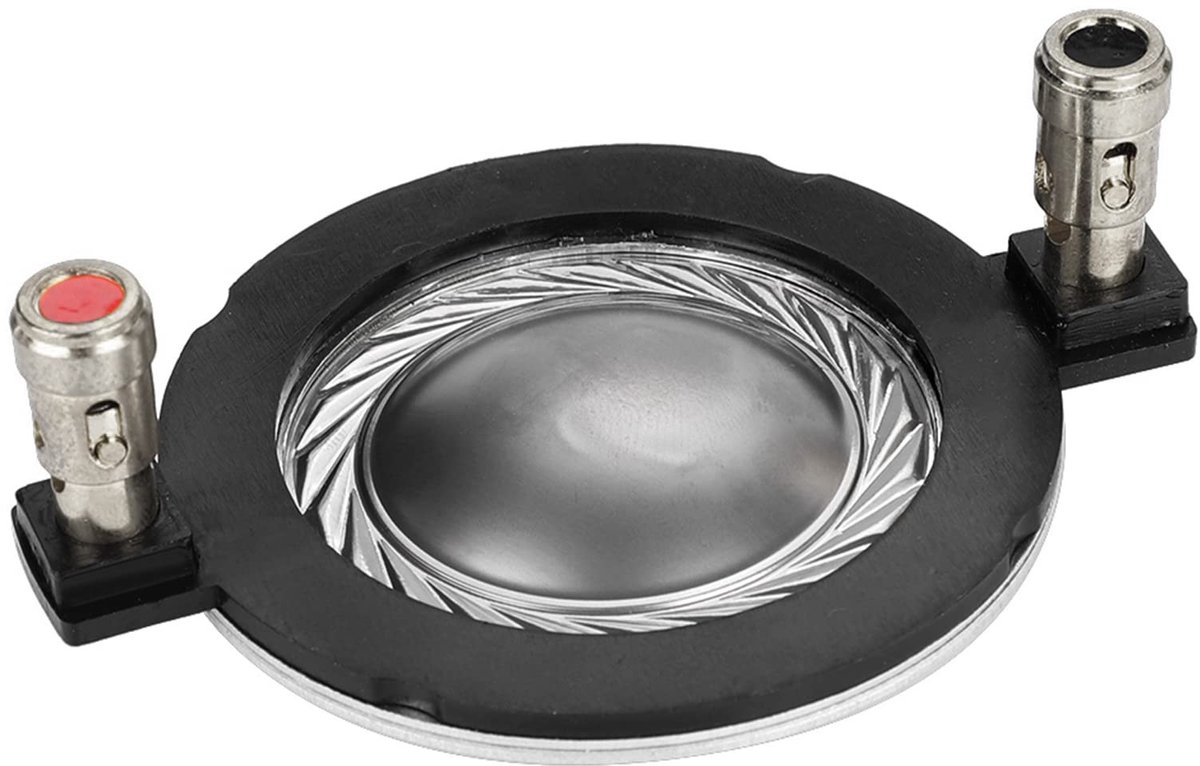 Allecto - Luidsprekerstation - DIY Tweeter - Hoge Geluidskwaliteit - 34,4 mm - Titanium Spreekspoel - Geschikt voor Home Theater - 8 Ohm