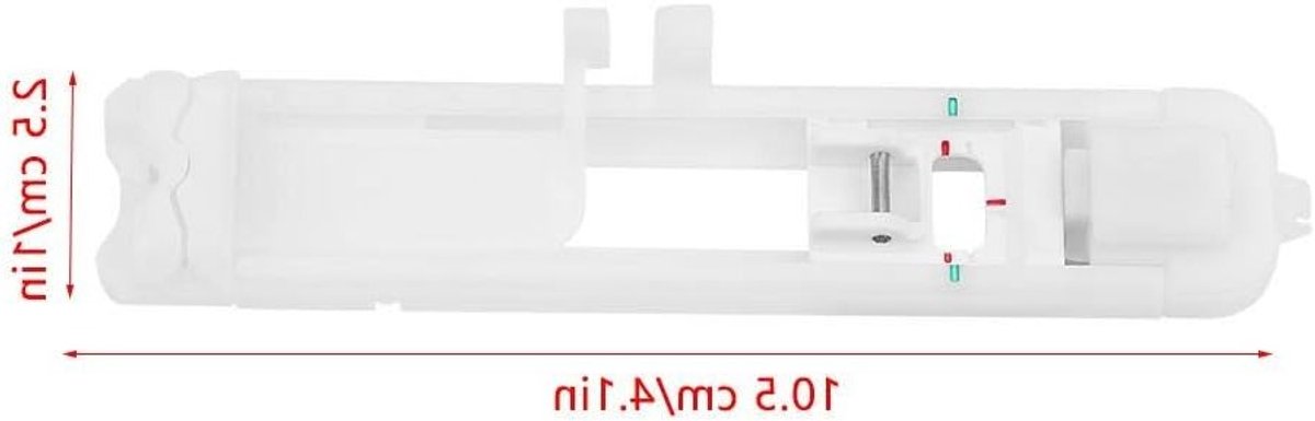 Pusher voet met knoopsgatfunctie - 1-staps knoopsgatpersvoet voor naaimachine accessoires en naaiprojecten
