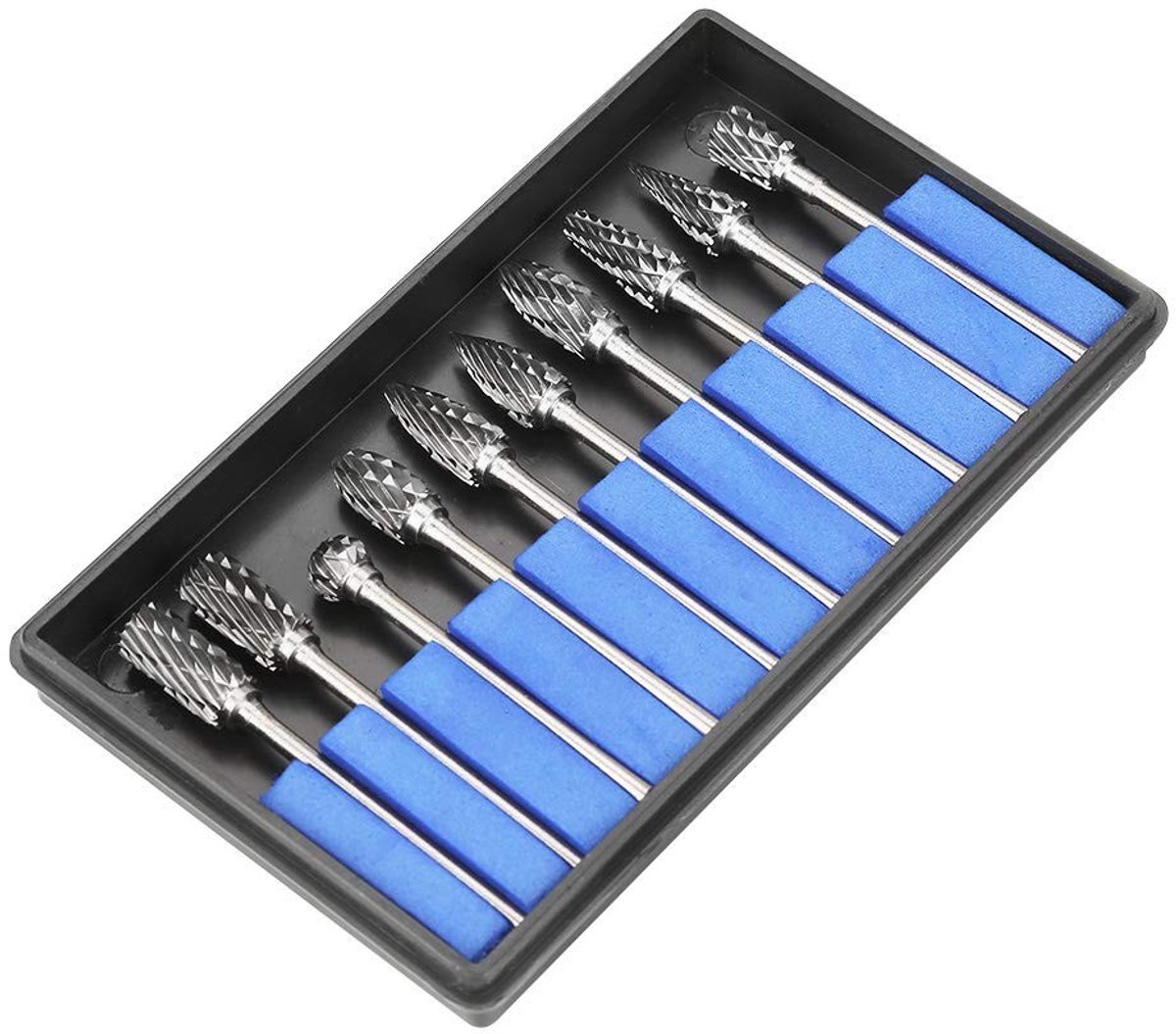 Rotary File Set van Tungsten Carbide - 10 Stuks voor Precisiewerk