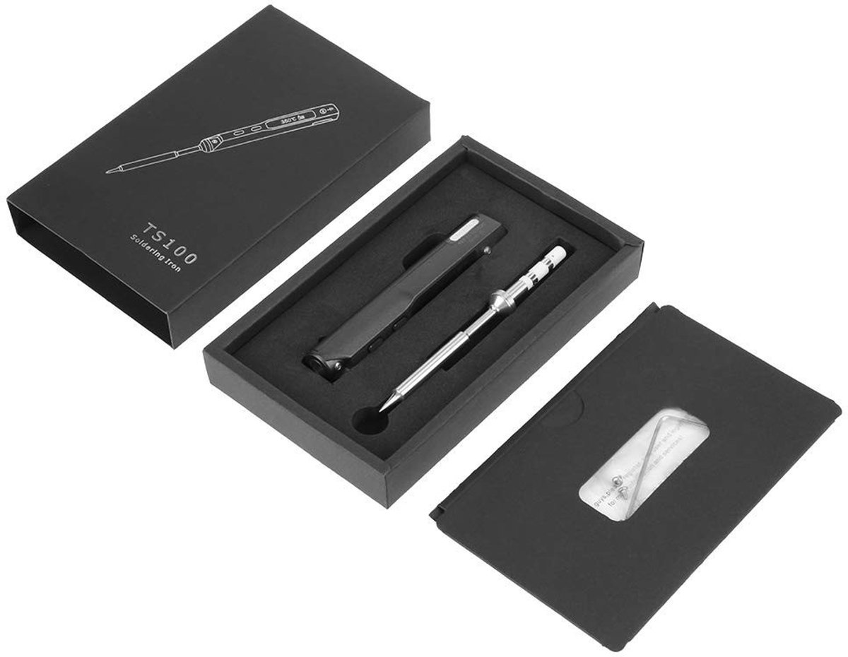 Store_9 - Digitale OLED Soldeerbout - Instelbare Temperatuur - 65W - Slimme Soldeertool - Elektronica Montage - Geschikt voor Reparatie - YHG7v45nm...