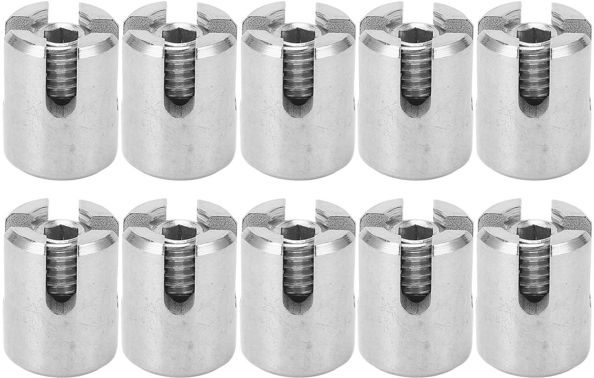 ONF3 - Kabel Klemmen - Set van 10 - Roestvrijstaal - Binnen en Buiten - Stevige Bevestiging - Duurzaam - Geschikt voor Diverse Toepassingen