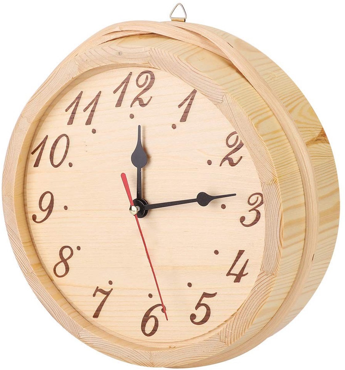 Allecto - Houten Saunaklok - Decoratief Ornament - Elegant Design