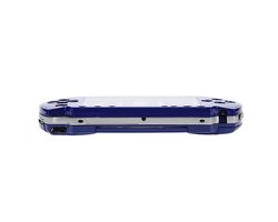 Allecto - Kit de boîtier pour PSP 1000 - Coque de remplacement - Bleu - Boutons - Kit complet pour consoles - Compatible avec le gaming - Couleur : Bleu