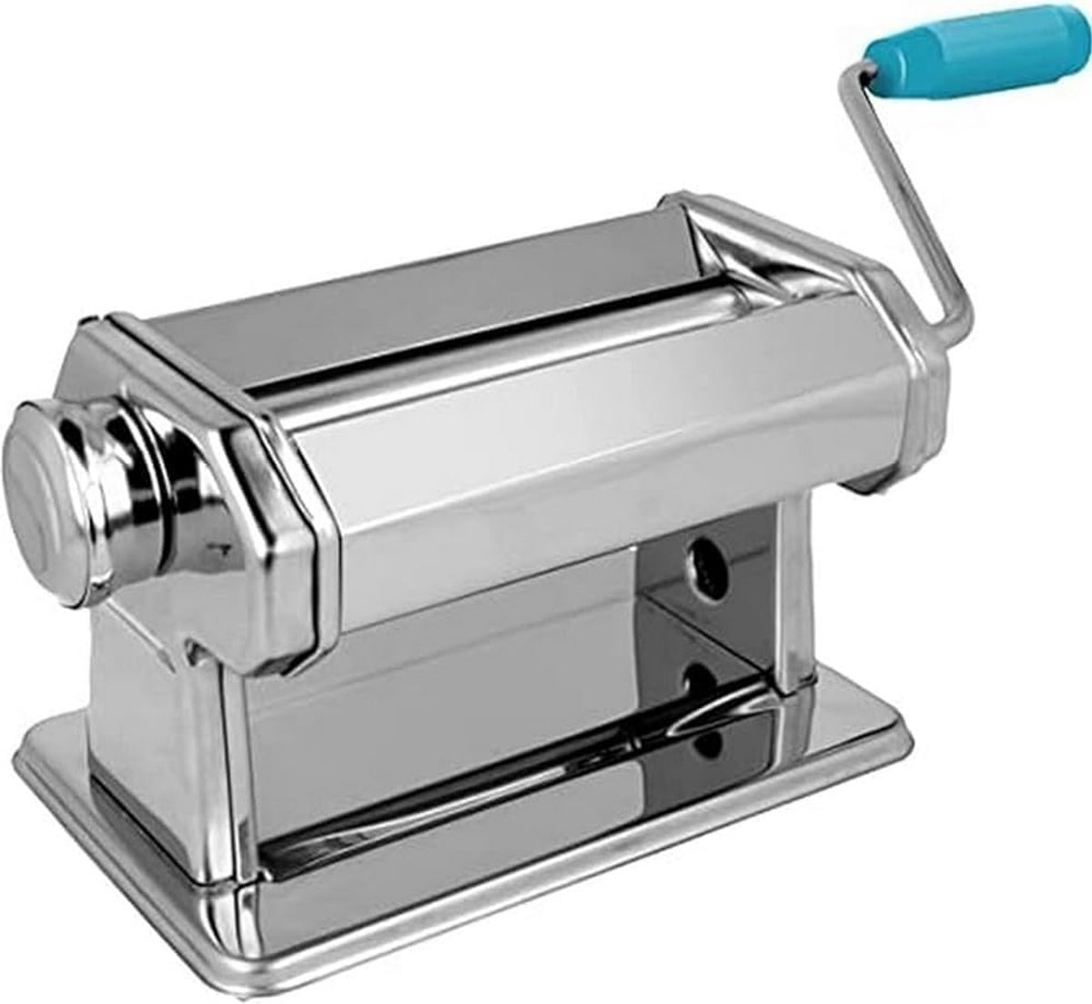 Pastamachine - Deegmaker - Decoratie maken - 9 diktes instelbaar - 21 cm - Zilverkleurig