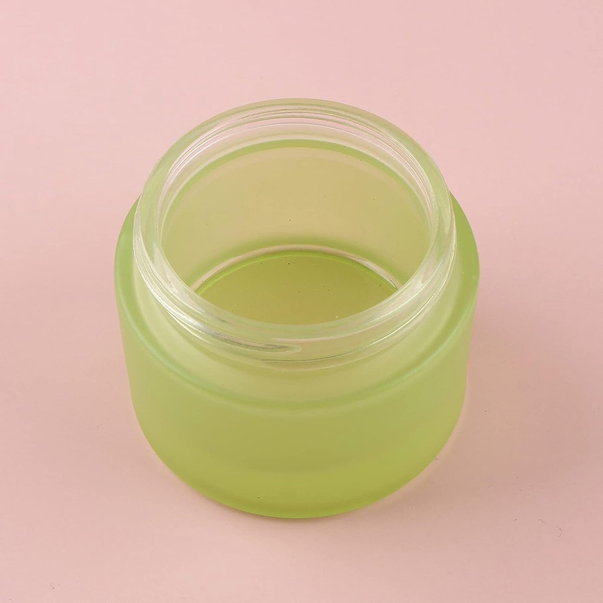 Cosmetica Potjes - Glazen Containers - Reizen Opslag - BPA Vrij - 4x 50ml - Groen