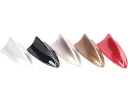 Haaienvin Antenne - Auto Antenne Dakantenne - Signaal Verbeteren - Universeel Ontwerp - 15.5 x 9 x 6 cm - Rood