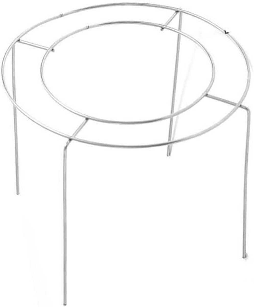 Koelrek Bakken - Taartrek - Gebak Koelen - Inklapbaar Ontwerp - 12.5cm - Zilver