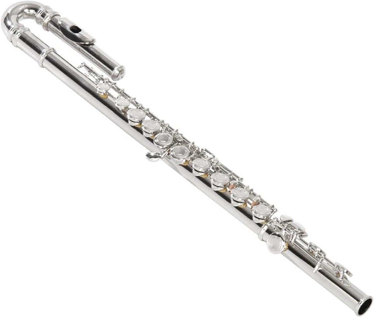 Student Dwarsfluit - C Fluit - Muziek Maken - 16 Gaten Ontwerp - 980 Grams - Zilver