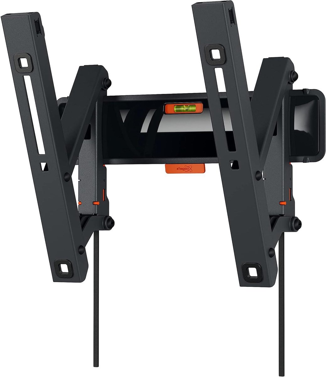 TV Muurbeugel - Kantelbare Beugel - Ideale Kijkhoek - Met ClickLoc Systeem - 19-43 Inch - Zwart