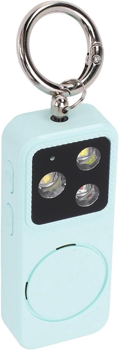Persoonlijk Veiligheidsalarm - Nood Sirene - Nachtelijke Activiteiten - 150dB Luid Alarm - 7.98 x 4.98 x 3 cm - Groen
