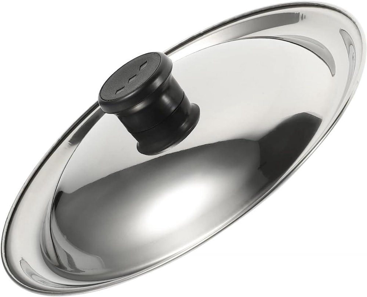 Pannendeksel Universeel - Pot Deksel - Koken en Stoven - Hittebestendige Handgreep - 26 cm - Zilverkleurig