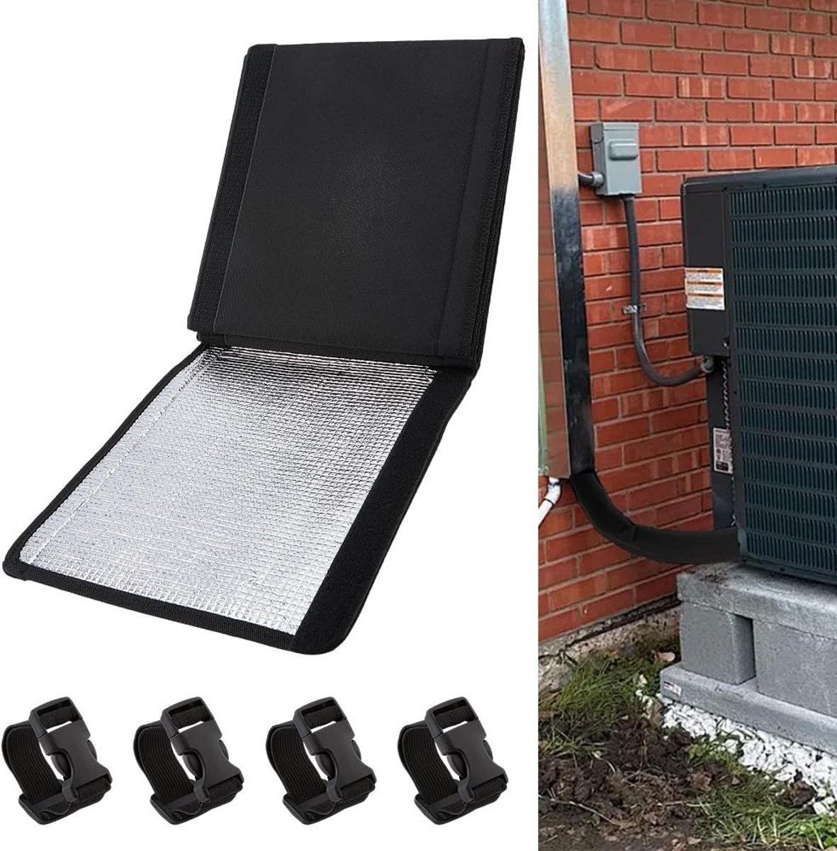 Dailygoods - 3-laags HVAC-isolatiehoes voor koperen buizen 260 x 1830 mm
