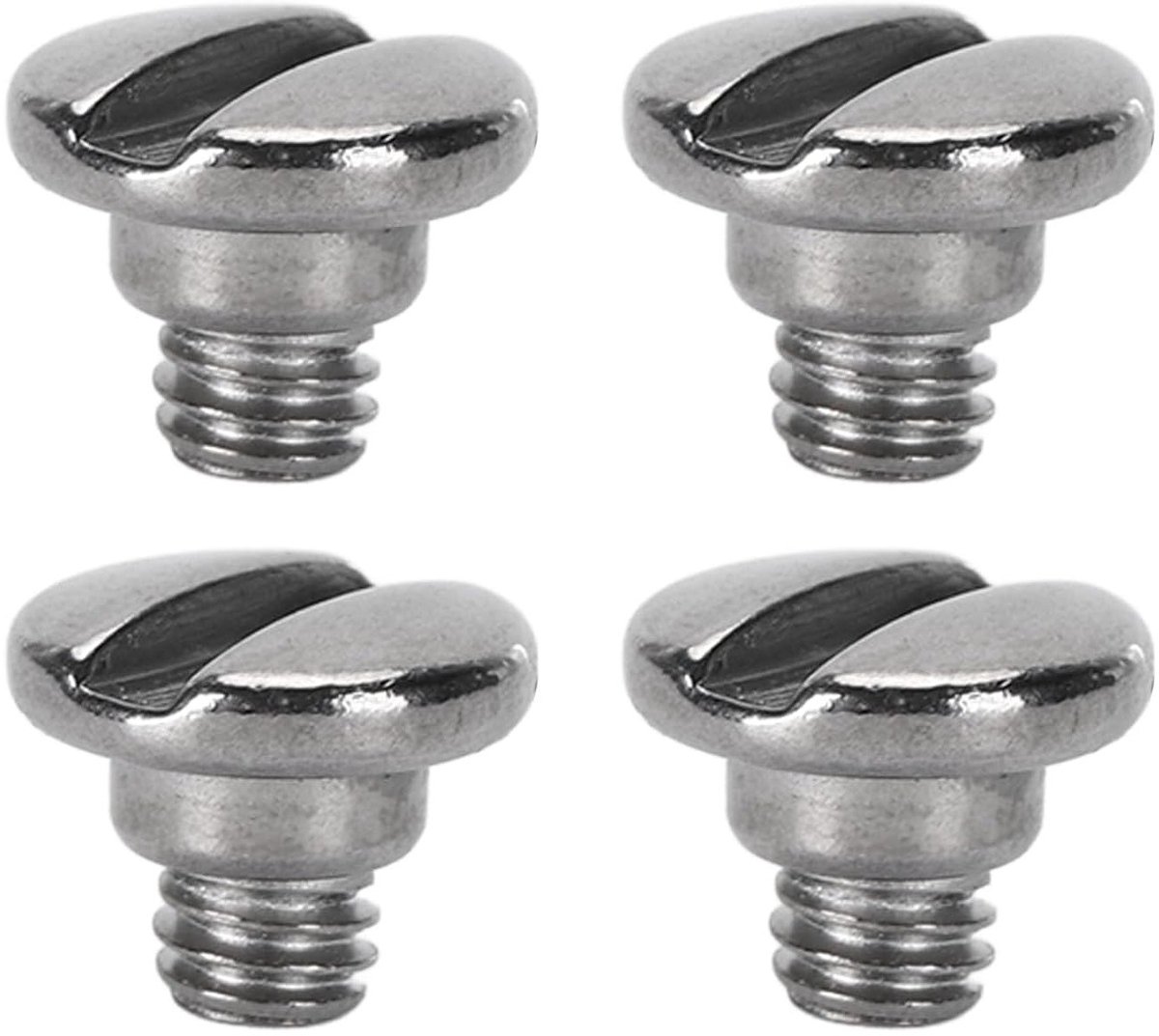 4Pcs Needle Plate Schraubenaustausch für XR3773 - GX37 - SM1704 - XM1010 - XM2701 - Intl LX3817 - Premium Metall Eisen Nähmaschine Schraubensatz