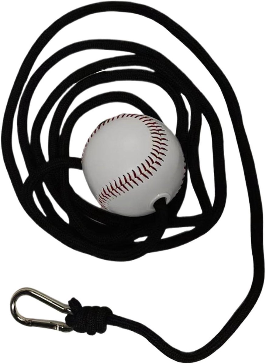 Honkbal Slagtrainer - Softbal Trainer Slag Oefen Set - Nauwkeurigheid Verbeteren - Draagbaar en Flexibel - 3 Meter Touw