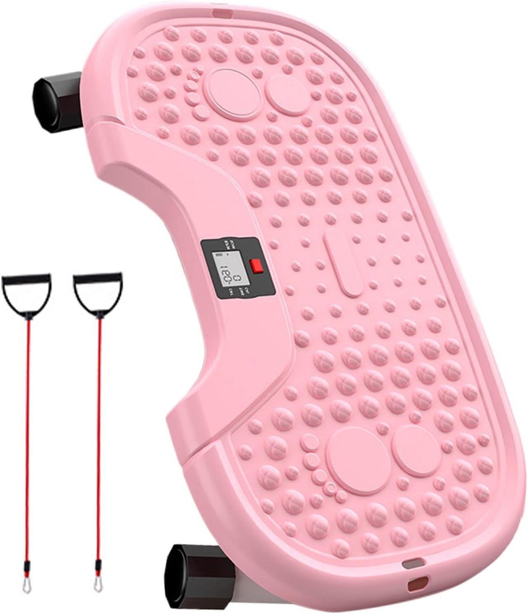 Trap Stepper - Thuis Gym - Cardio Training - Geluidsarme Beweging - Compact Ontwerp - Roze
