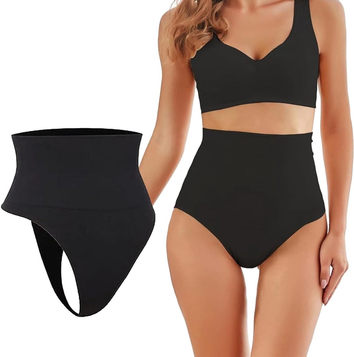 Premium Tummy Control Shapewear voor Vrouwen - Ideaal voor Feestjes, Dansen en Dagelijks Gebruik met Heuplift en T-String Ontwerp