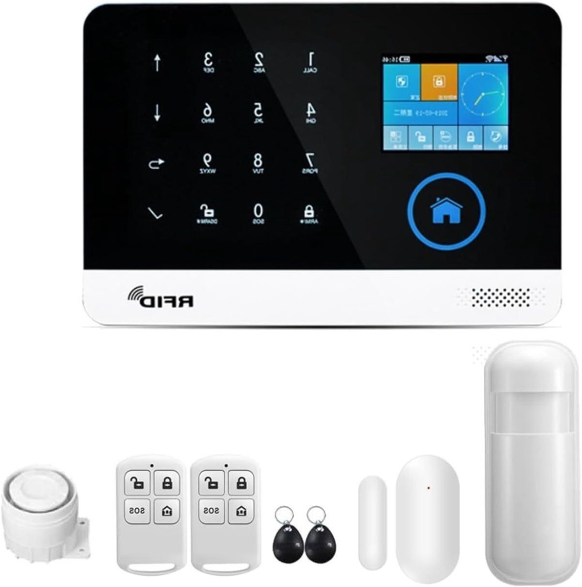 Beveiligingssysteem Set - Draadloos Alarm - Huis Beveiligen - App Bediening - Set C - Wit