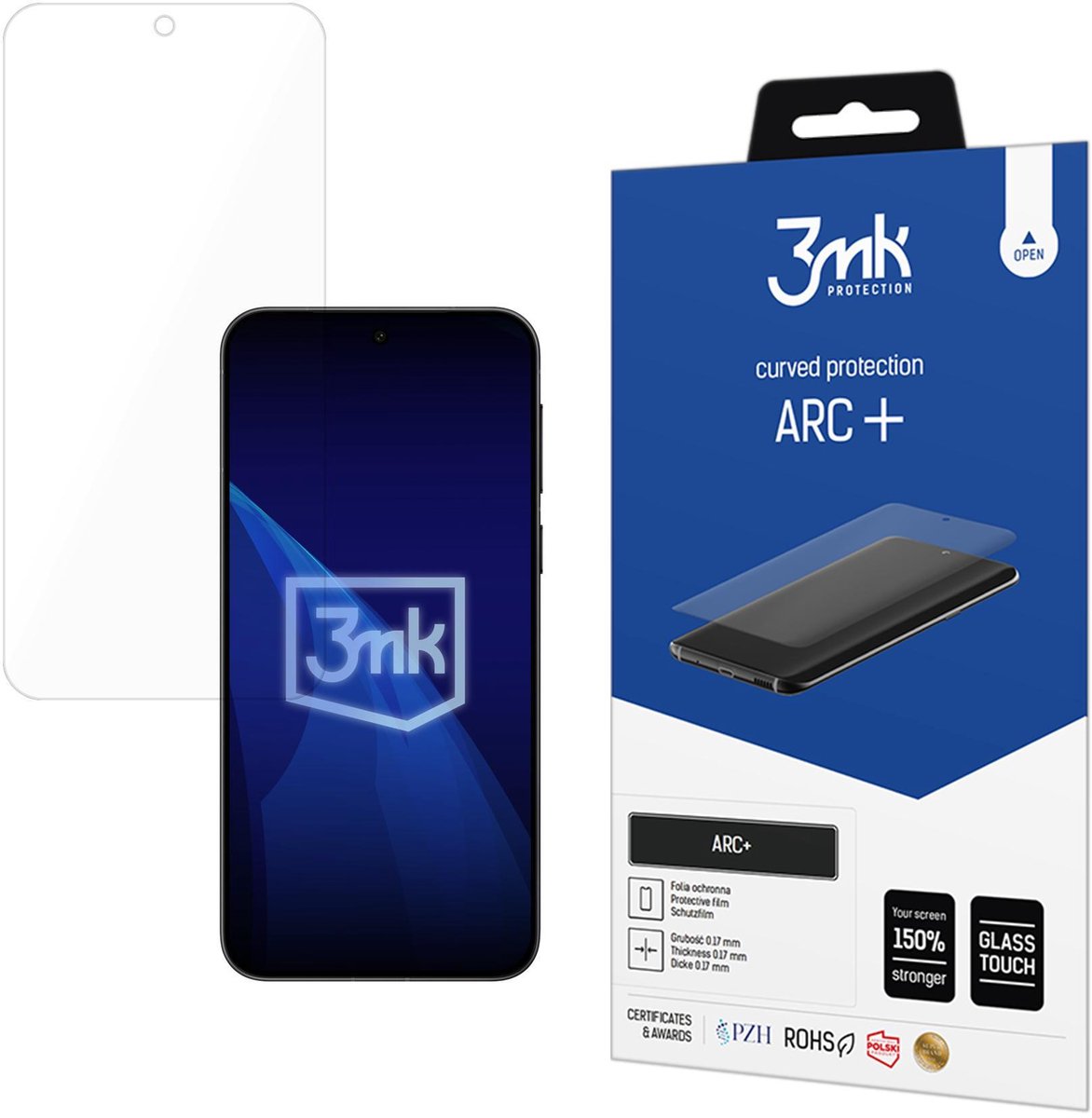 3Mk Arc+ Gehard Glas Oleofobische Schermbescherming Voor Vivo X200 Fe
