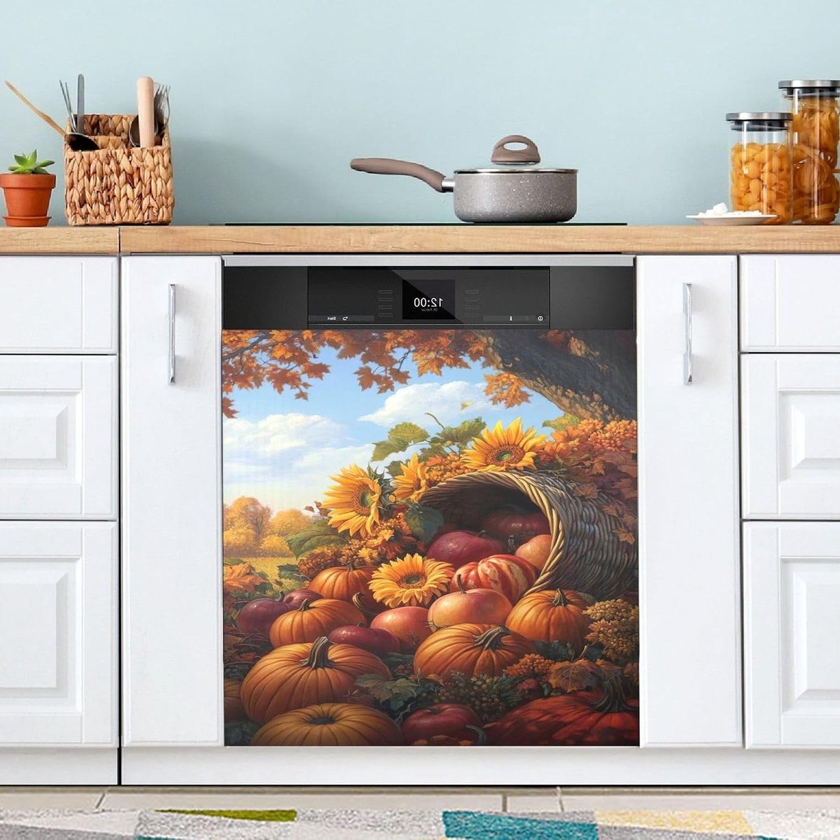 Magnetische Vaatwasser Cover - Apparaat Sticker - Keuken Decoratie - Probleemloze Toepassi